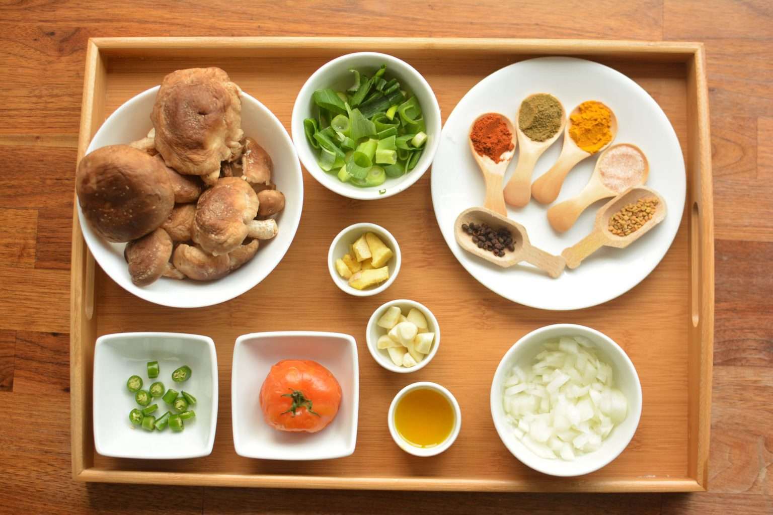 mushroom choila ingredients